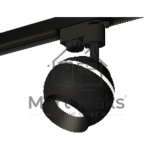 Светильник Ambrella light XT1102002 SBK/PBK черный песок/черный полированный GU5.3 LED 3W 4200K (A2521, C1102, N7031)