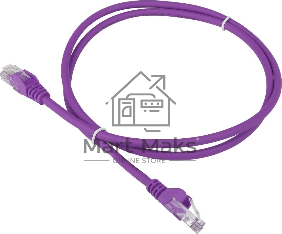 Патч-корд Lanmaster LAN-PC45/U6-3.0-VI UTP RJ-45 вил.-вилка RJ-45 кат.6 3м фиолетовый LSZH (уп.:1шт)