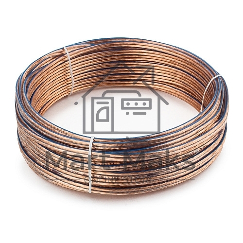 Акустический кабель Cablexpert CC-TC2x1,5-15M, прозрачный,  15 м, бухта