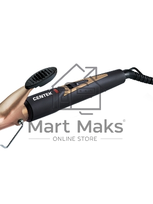 Щипцы для завивки Centek CT-2088 35Вт, 25 мм диаметр, БРОНЗОВОЕ КЕРАМИЧЕСКОЕ ПОКРЫТИЕ, насадка щетка