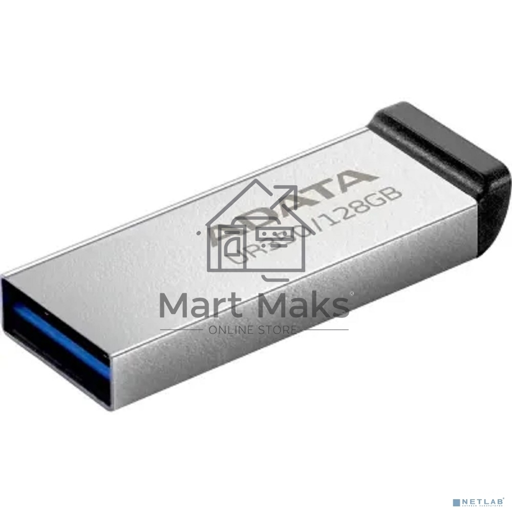 Флешка USB R/W ADATA UR350-128G-RSR/BK USB3.2 128G черный