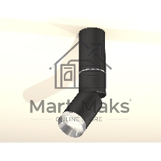 Светильник Ambrella Light XM6313100 SBK/PSL черный песок/серебро полированное MR16 GU5.3 (C6323, A2060, A2221, C6313, N6132)