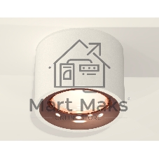 Светильник Ambrella Light XS7510025 SWH/PPG белый песок/золото розовое полированное MR16 GU5.3 (C7510, N7015)