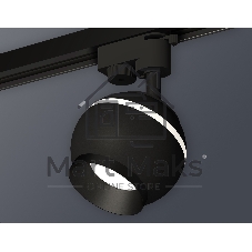 Светильник Ambrella light XT1102002 SBK/PBK черный песок/черный полированный GU5.3 LED 3W 4200K (A2521, C1102, N7031)