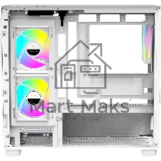 Корпус Ocypus Gamma C52 WH ARGB, Mini-Tower, белый, 3 x 120 мм