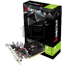 Видеокарта Biostar GeForce GT 210, 1 GB DDR3, 64 bit, HDMI, DVI-I, VGA, GPU 589 MHz