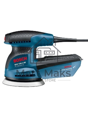Эксцентриковая шлифмашина Bosch GEX 125-1 AE (250 Вт, 125мм, рег.ск, 1.3 кг, коробка) 0601387500