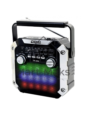 Радиоприемник портативный Сигнал РП-228 черный USB microSD