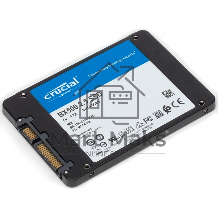 Накопитель SSD Crucial BX500, 240Gb, 2.5