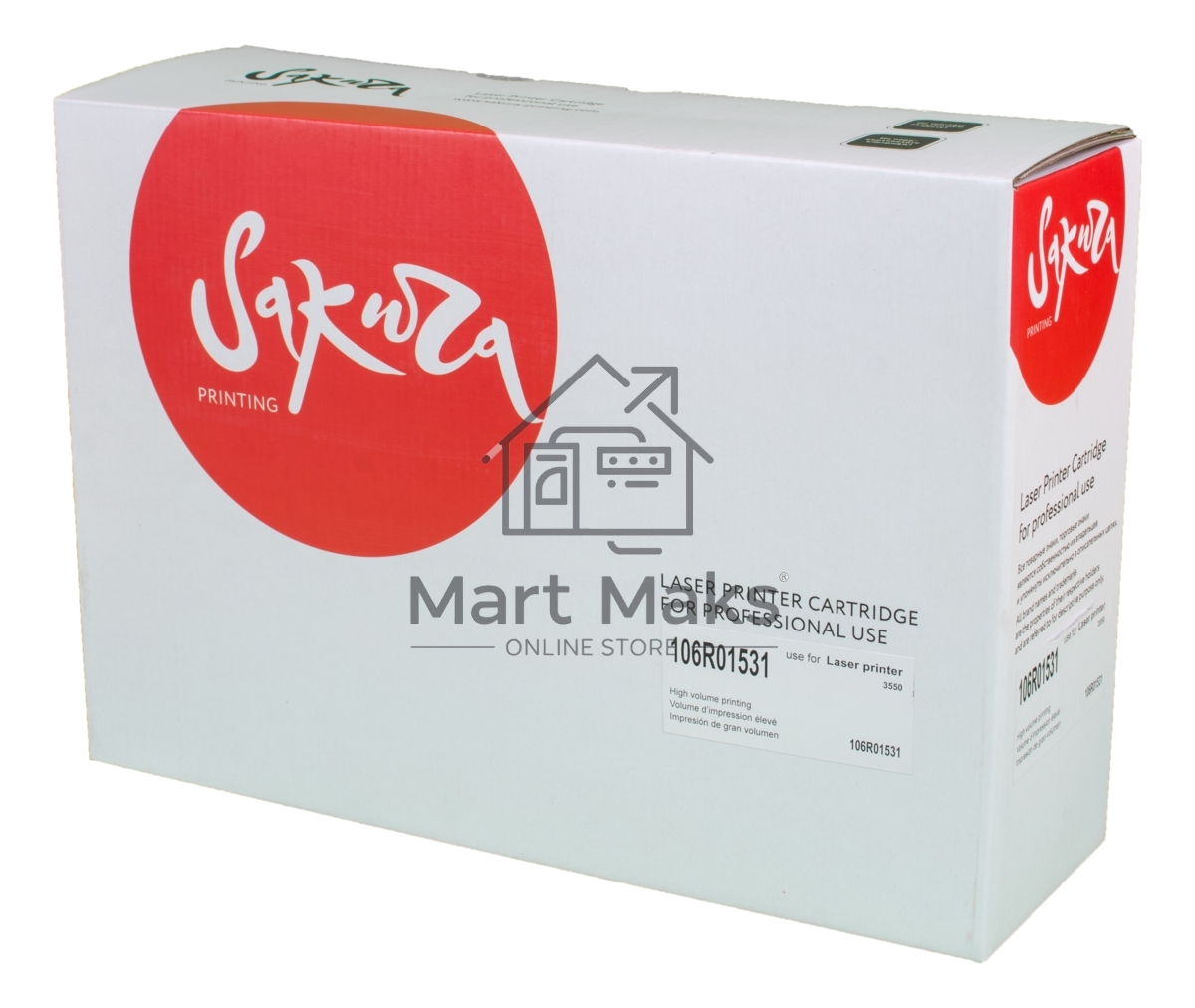 Картридж лазерный Sakura 106R01531 для Xerox WC 3550, черный, 11000 к.