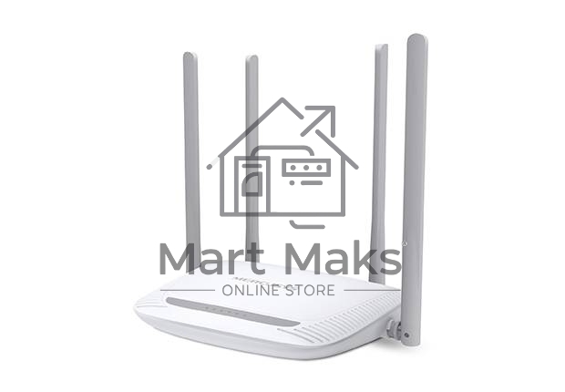 Беспроводный маршрутизатор Mercusys MW325R, 300Мбит/с,4 порта 100 Мбит/с, 4 фиксированных антенны