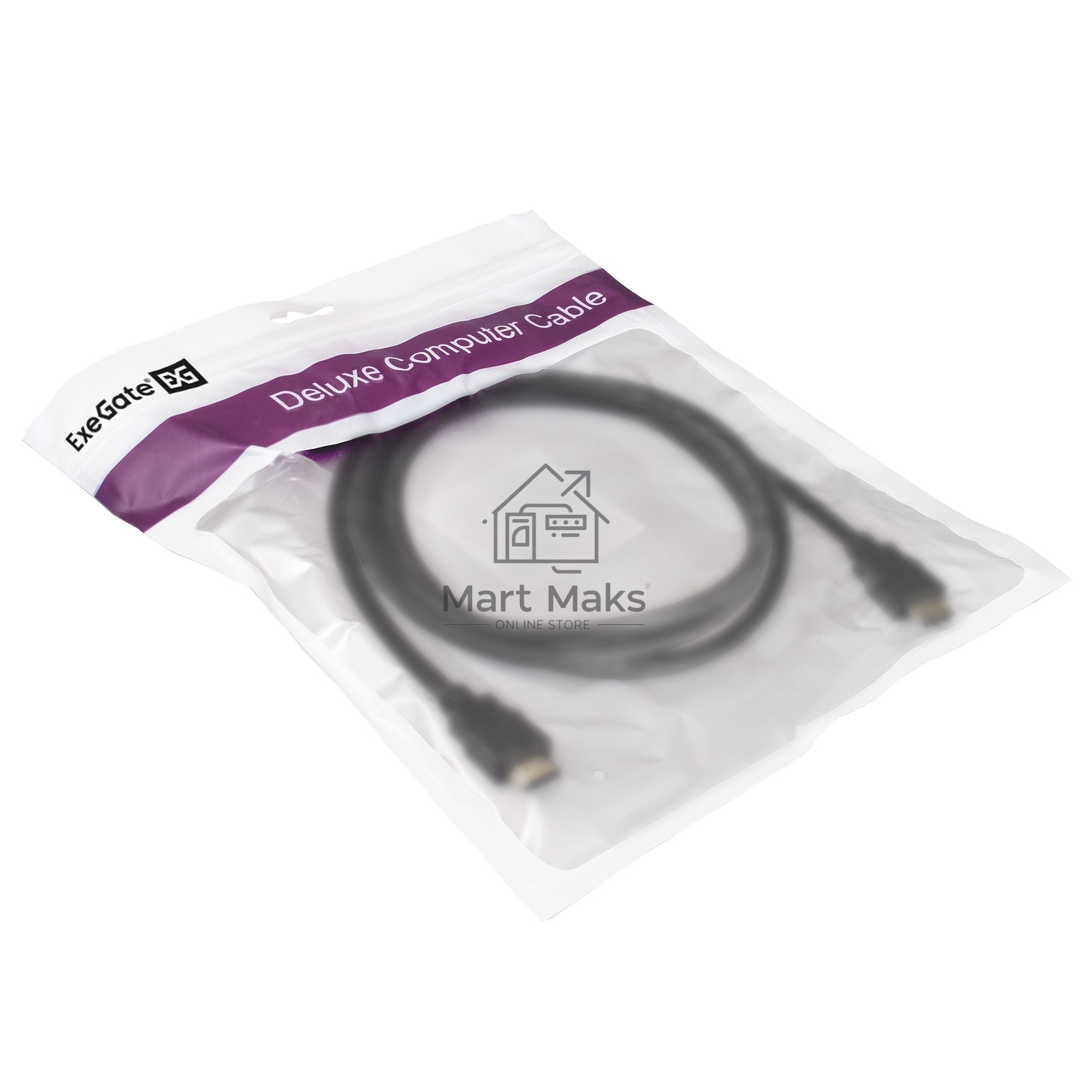 Кабель HDMI ExeGate EX287730RUS EX-CC-HDMI2-1.8 (19M/19M, v2.0, 1,8м, 4K UHD, Ethernet, позолоченные контакты)