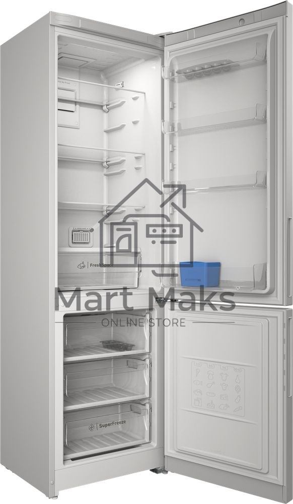Холодильник Indesit ITR 5200 W белый двухкамерный 247/78л морозилка снизу