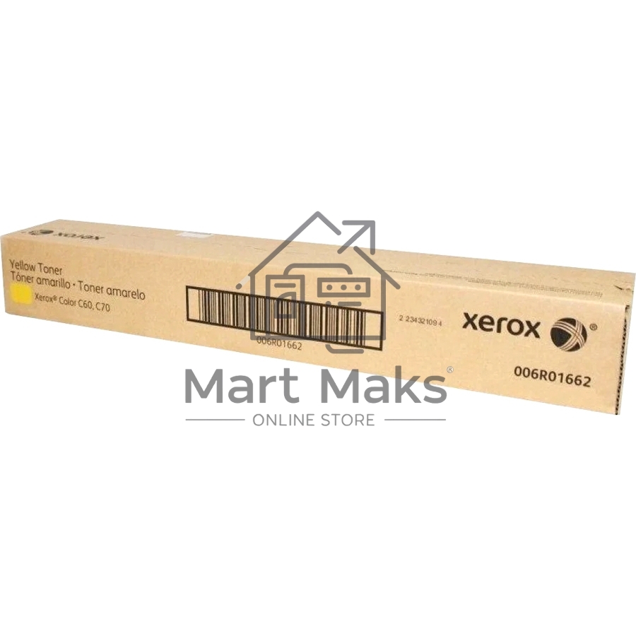 Картридж лазерный XEROX 006R01662 желтый XEROX Color С60/C70 34K