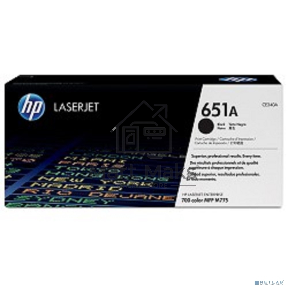 Картридж лазерный HP CE340A 651A черный для LaserJet 700 Color MFP 775 13500стр.