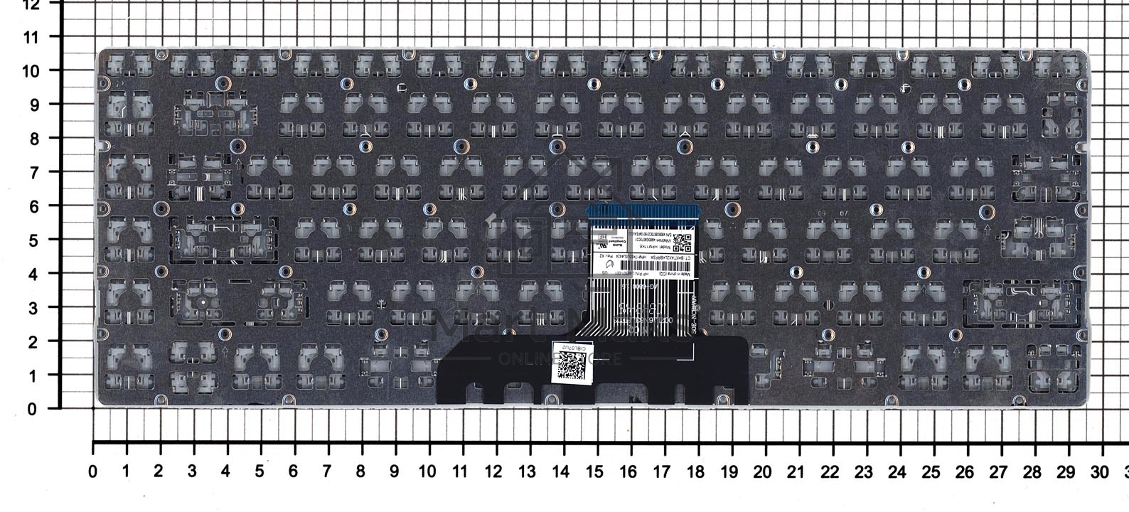 Клавиатура для ноутбука HP Envy 13-AH золото
