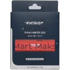 Внешний SSD Patriot 512Gb USB-C, Transporter Lite, R/W 1000MB/1000MB/s, красный