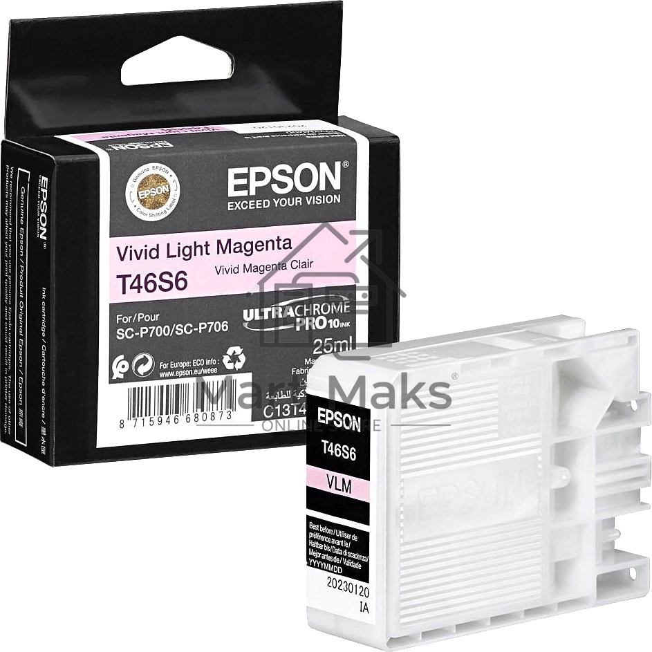 Картридж светло-пурпурный Epson T46S6 для SC-P700
