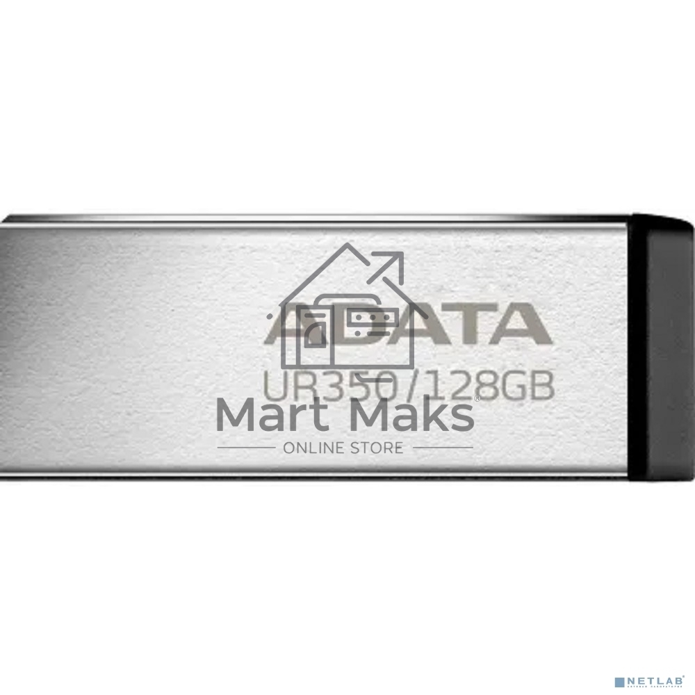 Флешка USB R/W ADATA UR350-128G-RSR/BK USB3.2 128G черный