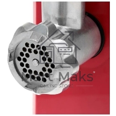 Мясорубка электрическая KELLI KL-5007 красный, 2400 Вт, 3.0 кг/мин, реверс, защита от перегрузки, насадки - 2