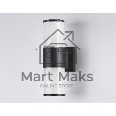 Светильник Ambrella light ST2455 BK/FR черный/белый матовый IP54 E27 max 40W 300*90*155