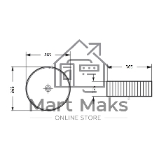 Раковина чаша накладная круглая BAU Dream stripes D36.5, белая