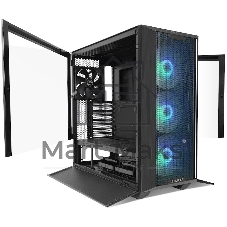 Компьютерный корпус Lian-Li Lancool III RGB черный без БП ATX 10x120мм 3x140мм 2xUSB 3.0 audio bott PSU