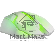 Мышь проводная Defender Cyber MB-560L белый, 1200 dpi, USB, кнопки - 3