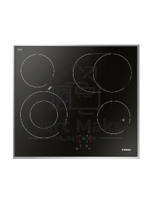 Встраиваемая варочная панель Hansa BHCI66706 Стеклокерамика, независимая, сенсорное управление, таймер, рамка, черная