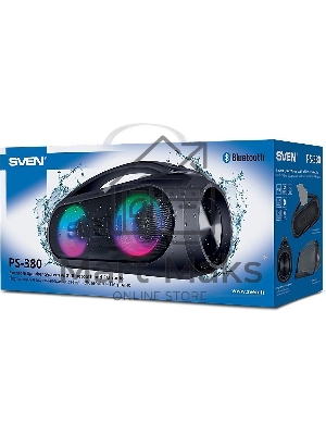 Мобильные колонки SVEN PS-380 2.0 черный