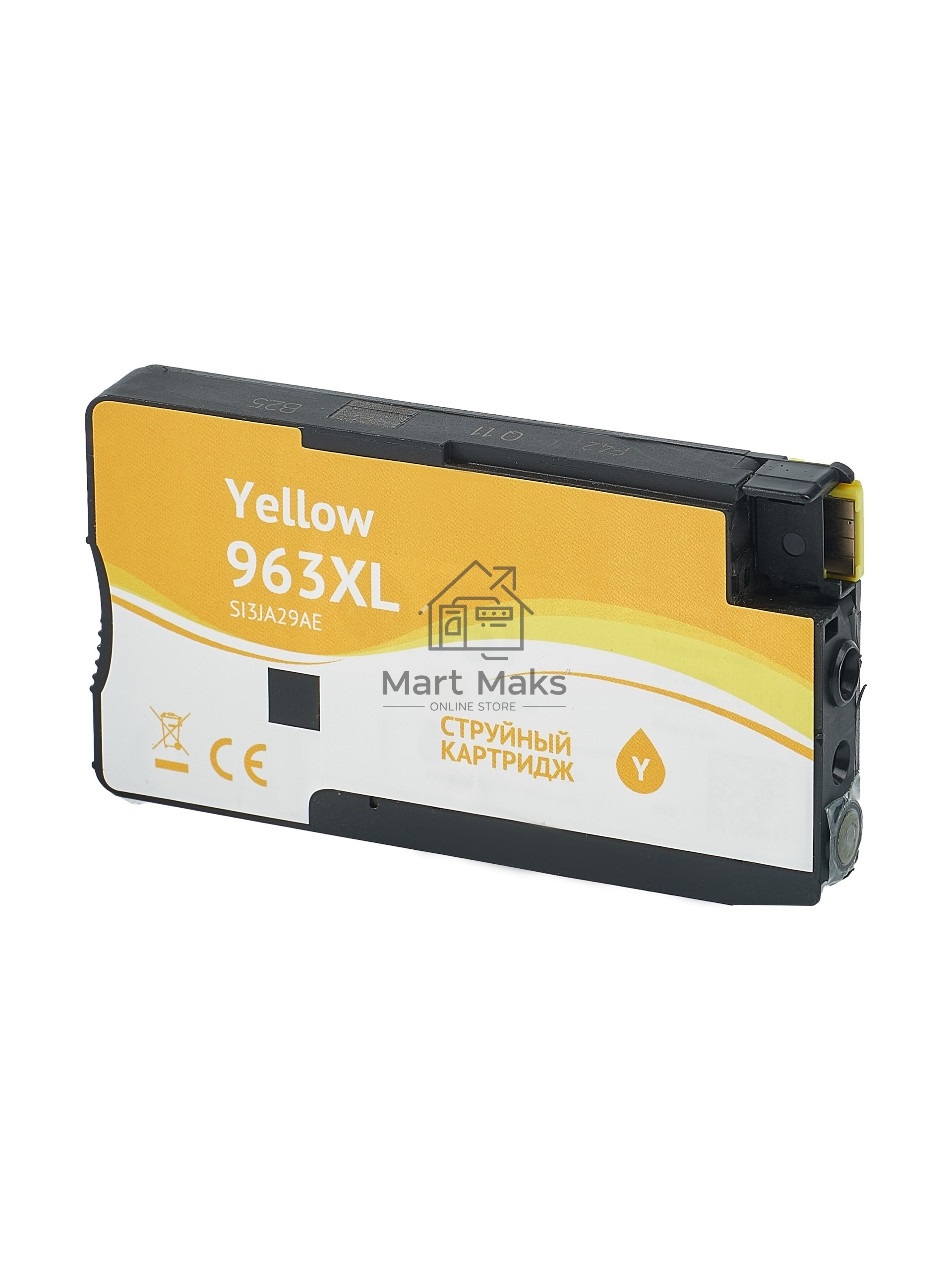 Картридж струйный Sakura 3JA29AE (№963XL Yellow) для HP, желтый, 25,5 мл., 1600 к.