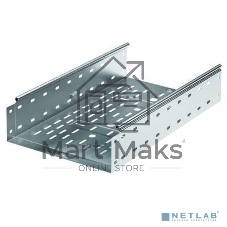 Лоток листовой перфорированный 200х100 L2000 сталь 0.8мм ДКС 35333