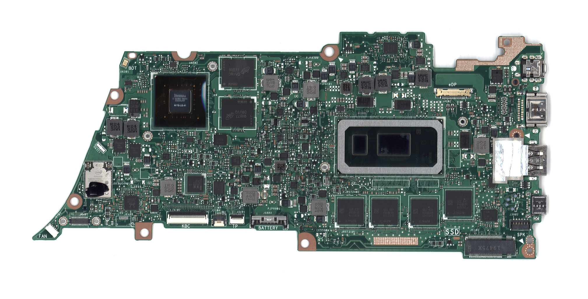 Материнская плата для Asus UX433FN 8G/I7-8565U 90NB0JQ0-R00071