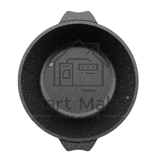 Кастрюля Гранит черный 2 л АП 42802