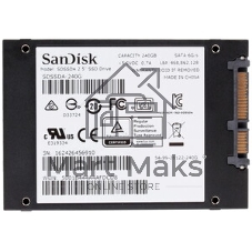 Накопитель SSD SanDisk SSD PLUS 2,5” SATA 250Gb, SDSSDA-250G-G28, 1 year
