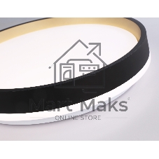 Светодиодный светильник RGB Ambrella light FZ604 BK/GD черный/золото IP20 46W 3000K-6500K+RGB D390*80 (ПДУ ИК)
