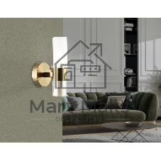 Настенный светильник Ambrella light LH55116 BS/FR/TI латунь/белый матовый/янтарь E14 max 40W 130*100*225