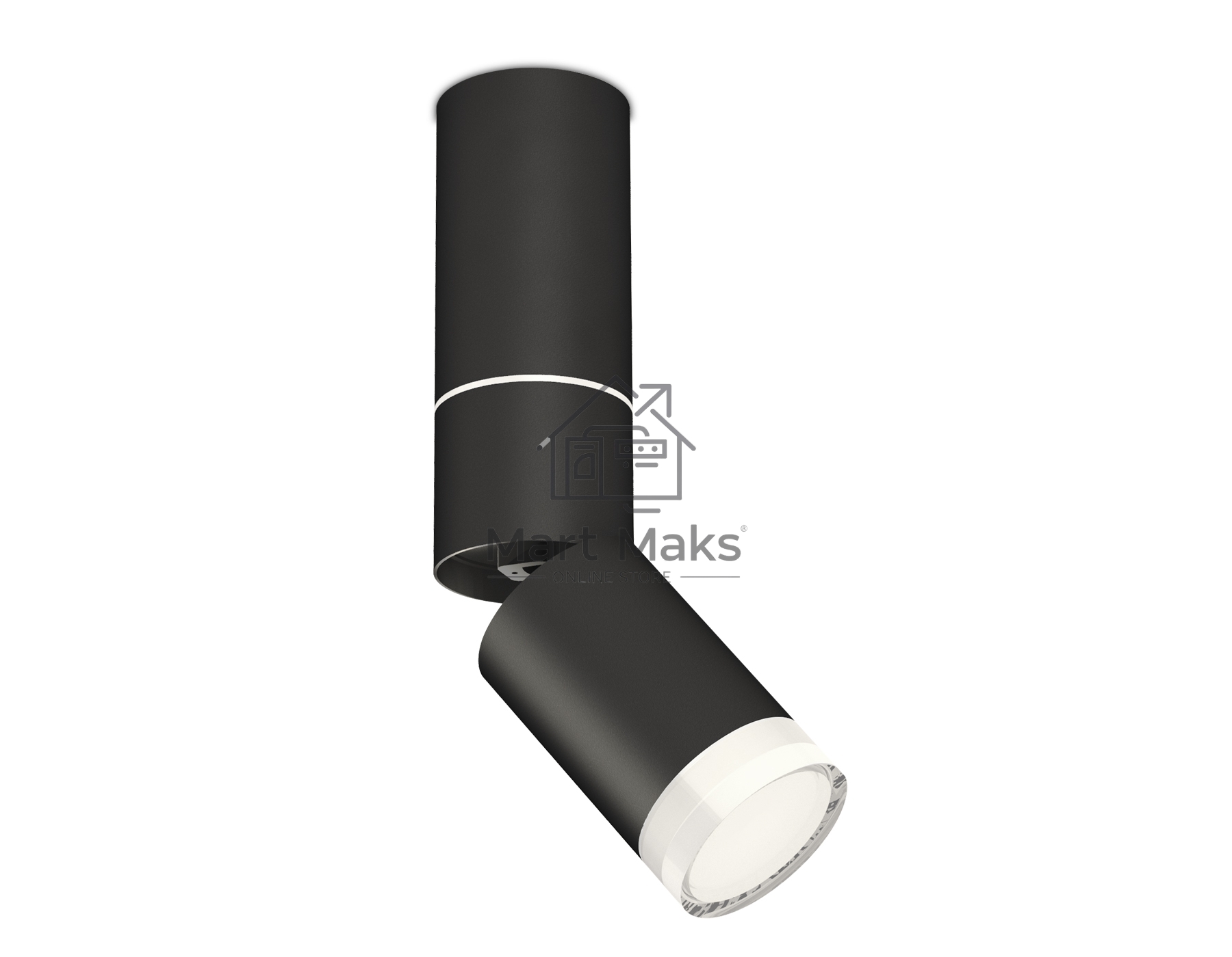 Светильник Ambrella Light XM6313105 SBK/FR/CL черный песок/белый матовый/прозрачный MR16 GU5.3