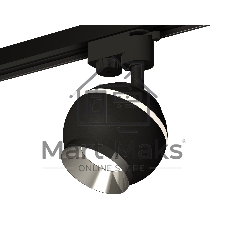 Светильник Ambrella light XT1102003 SBK/PSL черный песок/серебро полированное GU5.3 LED 3W 4200K (A2521, C1102, N7032)