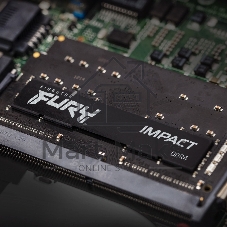 Оперативная память Kingston Fury Impact, DDR5, 16GB (2x8GB), 4800 MHz, CL38, SO-DIMM