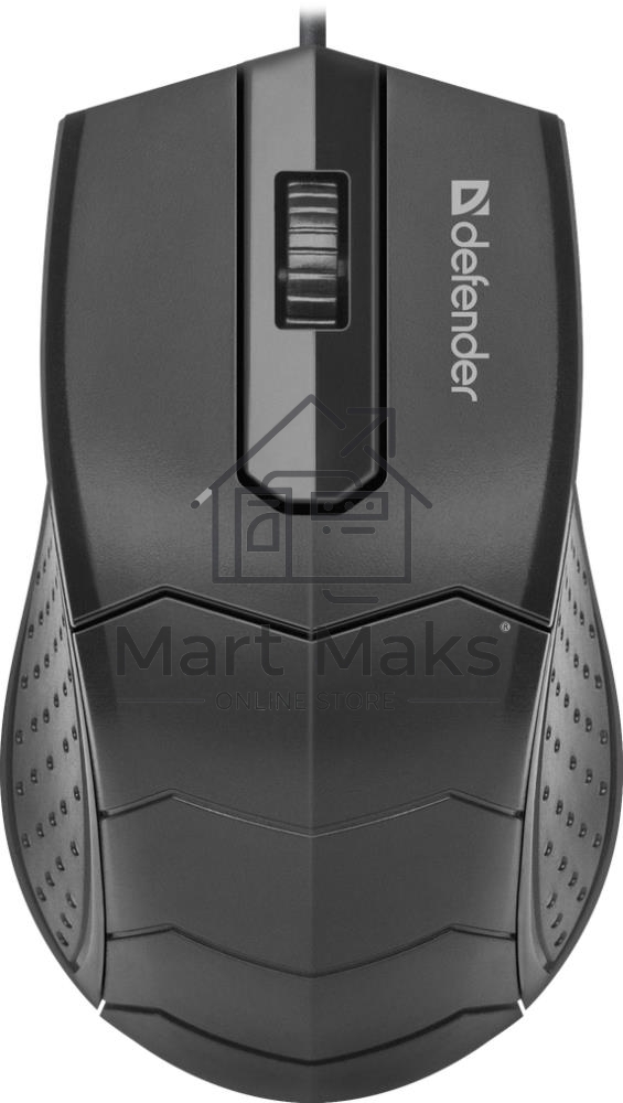 Мышь проводная Defender HIT MB-530 черный, 1000 dpi, USB, кнопки - 3
