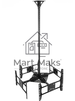 Потолочный кронштейн ONKRON CPRO2L-4 для 4 телевизоров 32”- 55