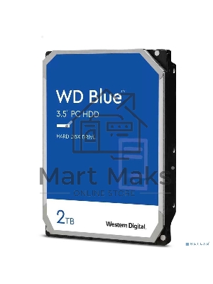 Жесткий диск Western Digital 2Tb 7200rpm WD20EZBX SATA-III Blue 256Mb 3.5