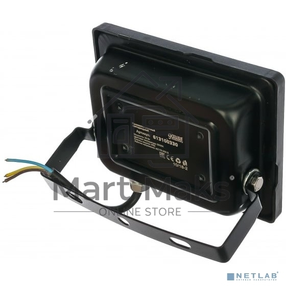 Прожектор светодиодный GAUSS 613100330LED 30W IP65 6500К черный 1/10