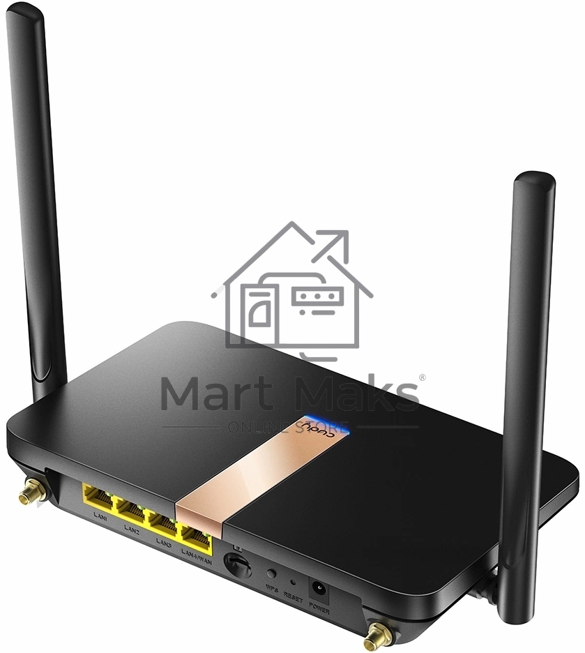 Маршрутизатор Cudy LT500D AC1200 Wi-Fi cat. 4 черный
