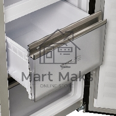 Холодильник Maunfeld MFF190NFDBG бежевый двухкамерный 330/168 л морозилка снизу, Total NoFrost, Side by Side