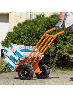 Тележка ручная Сибртех 2-х колесная, облегченная, г/п 150 кг, откидная платформа 430х355 мм