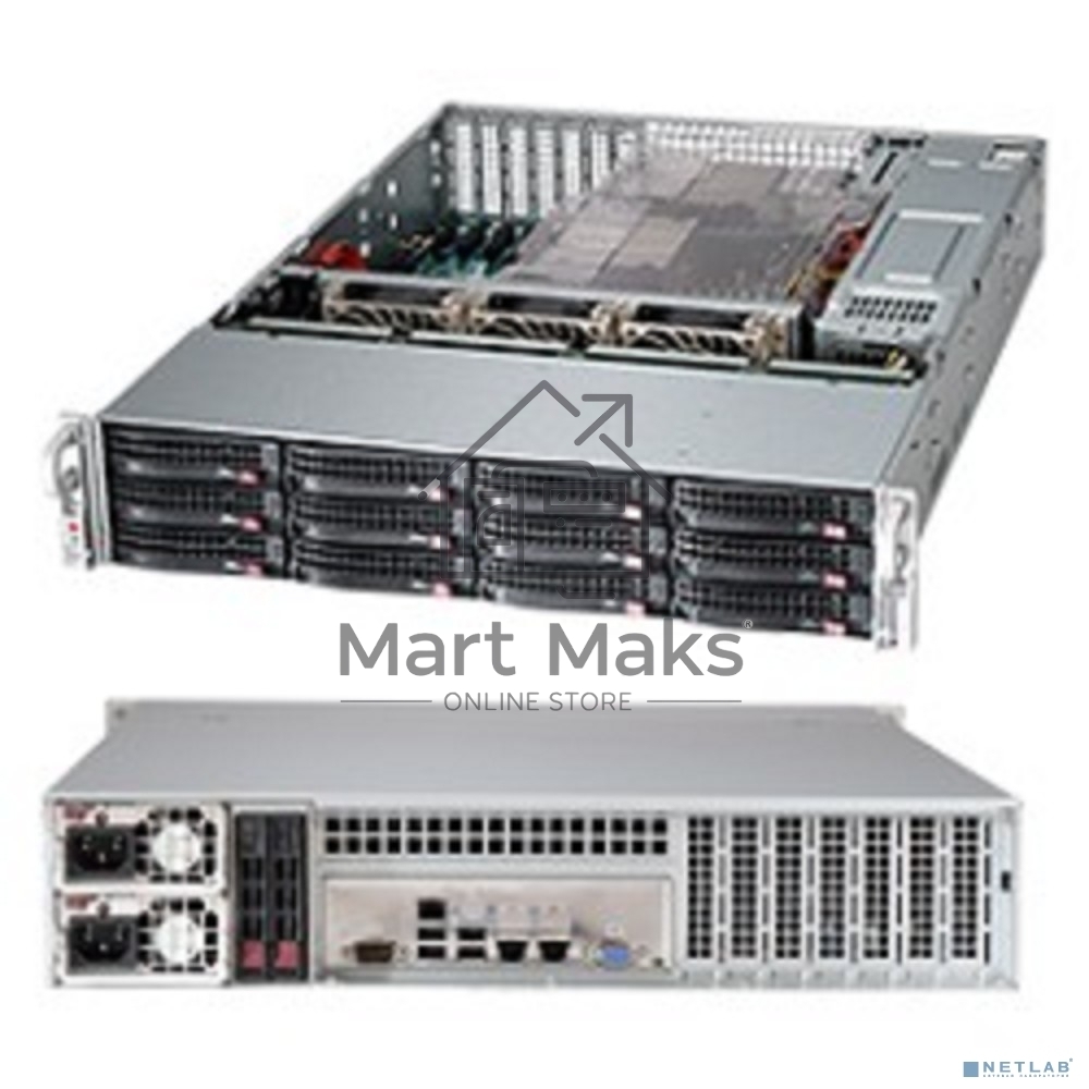 Корпус SuperMicro CSE-826BE1C-R920LPB 920W черный