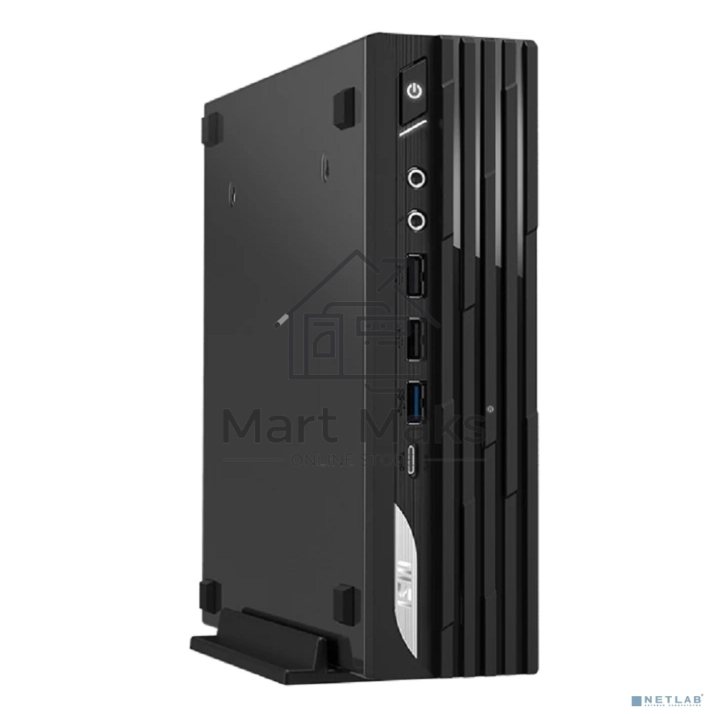 Неттоп MSI Pro DP21 14M Mini Core i5-14400 (2.5GHz), 16Gb (8*2) DDR5 SO-DIMM, 512GB SSD M.2, Intel Graphics, noDVD, WiFi, BT, 120W, VESA, COM Port, no keyboard&mouse, noOS, 1y war-ty (9S6-B0A431-1054)