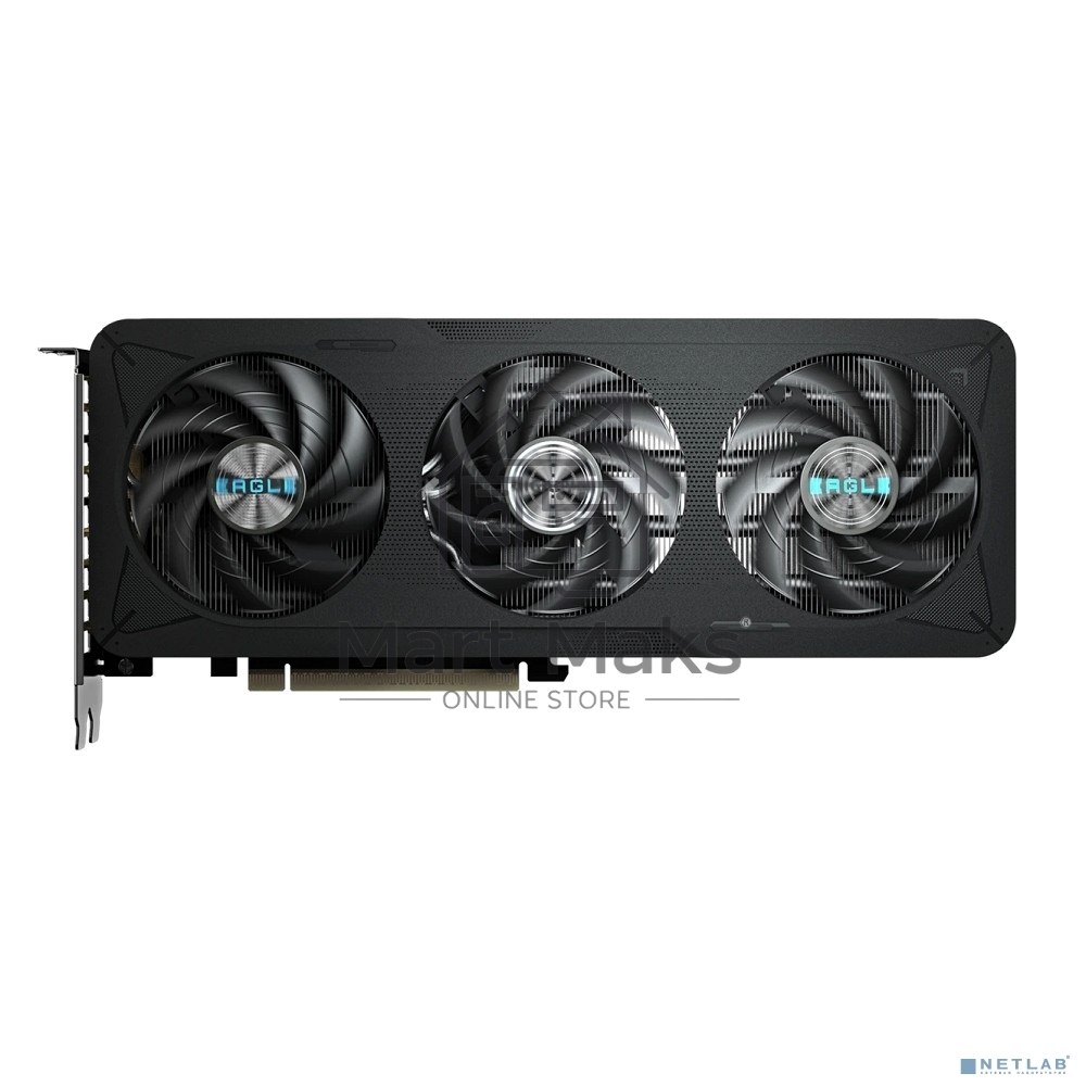 Видеокарта Gigabyte GeForce RTX 5060Ti Eagle Max OC, NVIDIA RTX 5060 Ti, 16G GDDR7, 128 бит, PCI-e 5.0, 1xHDMI, 3xDP, 2617 МГц